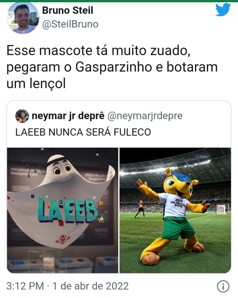 Verbo fulecar existe e mascote da Copa vira piada (de novo)